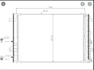 CONDENSATORE MERCEDES CLASSE A (W176)