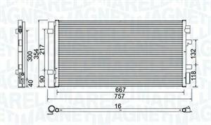 CONDENSATORE RENAULT MEGANE III GRANDTOUR (