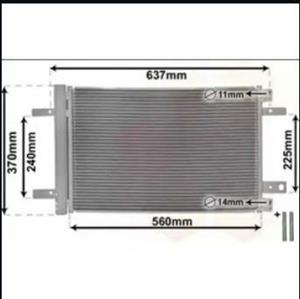 CONDENSATORE PEUGEOT 308 II 1.6 BLUEHDI 120 -CITROEN - OPEL