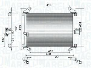 CONDENSATORE FIAT DUCATO  (230) - CITROEN -PEUGEOT