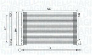 CONDENSATORE VAUXHALL INSIGNIA MK I (A)  (G