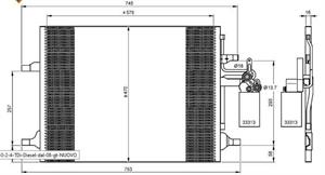 CONDENSATORE VOLVO XC60(156) D3 / D4