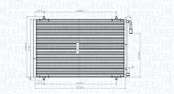 CONDENSATORE PEUGEOT 206  (2A/C) 1.4 I