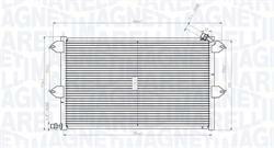 CONDENSATORE VW POLO (6N1) 60 1.4 - SEAT -