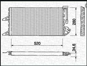 CONDENSATORE LANCIA Y (840) 1.2 (840AA, 84 - FIAT