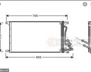 CONDENSATORE FORD TRANSIT  (E )