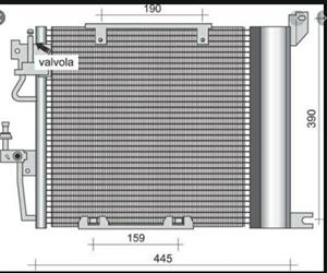 CONDENSATORE OPEL