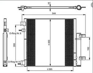 CONDENSATORE CHEVROLET SPARK (M300)