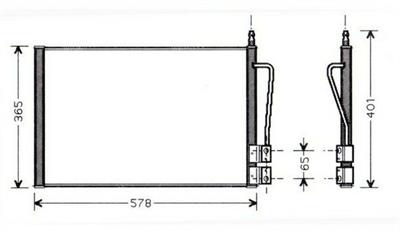 CONDENSATORE FORD FIESTA V - MAZDA 2