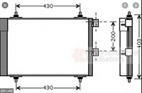 CONDENSATORE PEUGEOT PARTNER
