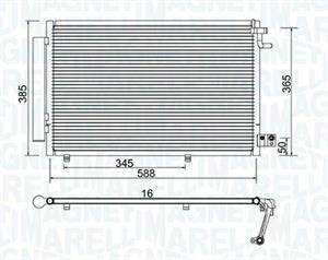 CONDENSATORE FORD FIESTA VI