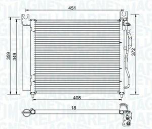 CONDENSATORE KIA PICANTO 1.0