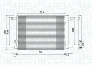 CONDENSATORE AUDI A3 / GOLF VII