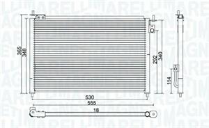 CONDENSATORE HONDA CIVIC VII HATCHBACK 1.7