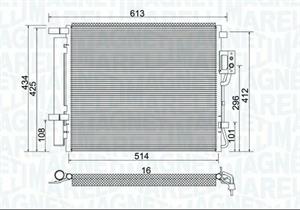 CONDENSATORE HYUNDAI SANTE FE II