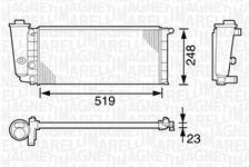 RADIATORE FIAT PANDA (141) 1100