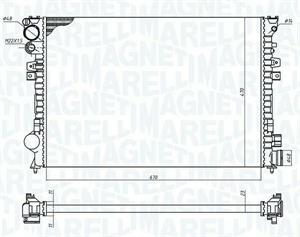 RADIATORE FIAT SCUDO (220) 1.9 D - CITROEN - PEUGEOT