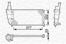 RADIATORE LANCIA Y (840) 1.2 (840AA, 840