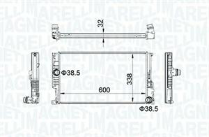 RADIATORE BMW 3 (F30, F80) 320 D
