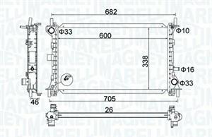 RADIATORE FORD FOCUS TURNIER (DNW)