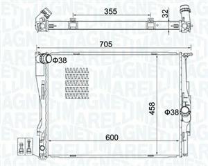 RADIATORE BMW 3 (E90) 318 I