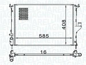 RADIATORE DACIA LOGAN-SANDERO 1.2 16V