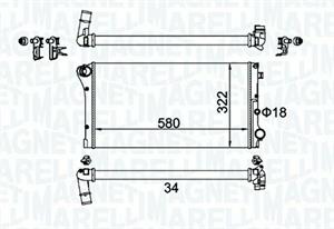 RADIATORE FIAT PANDA / PANDA CLASSIC (169