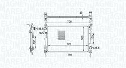 RADIATORE FIAT DOBLO  (263) 1.3 MJT