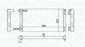 RADIATORE FIAT PUNTO (188) 1.9 JTD