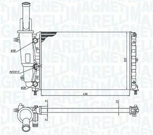 RADIATORE FIAT PUNTO (176)