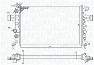 RADIATORE OPEL ASTRA G(T98) 1.6 (F08, F