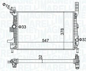 RADIATORE FORD FOCUS III 1.0 ECOBOOST