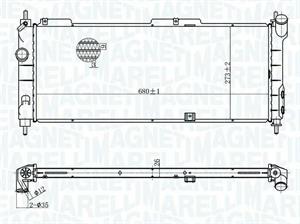 RADIATORE OPEL CORSA B
