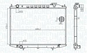 RADIATORE NISSAN NAVARA D22
