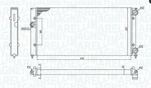 RADIATORE VW GOLF III (1H1) 1.8