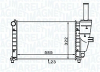 RADIATORE FIAT PUNTO (188)