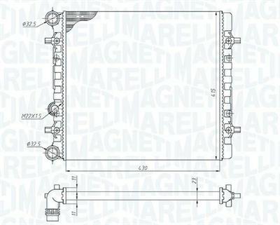 RADIATORE VW GOLF IV (1J1) 1.4 16V