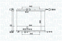 RADIATORE PEUGEOT 207-306-XSARA
