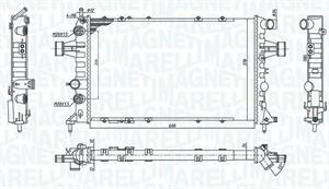 RADIATORE OPEL ASTRA G - ZAFIRA