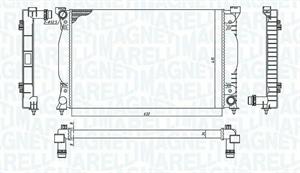 RADIATORE AUDI A4 (8H7,B6, 8HE, B7)