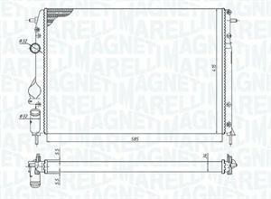 RADIATORE DACIA LOGAN -MEGANE I