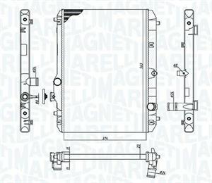RADIATORE SUZUKI SWIFT III (MZ, EZ)