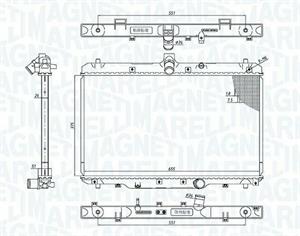 RADIATORE FIAT SEDICI (FY) 1.9 MJT