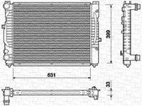 RADIATORE VW PASSAT VARIANT (3B6) 1.9 TDI