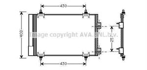 COND.CITROEN C4 2.0I 04-