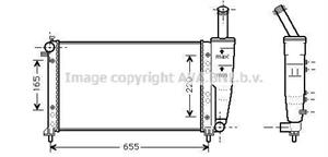 RAD.FIAT NEW PUNTO 1.2 8V/16V