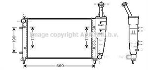 RAD.FIAT IDEA 1.2I 03- MM