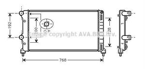 RAD.FIAT DOBLO 1.9 JTD 01-