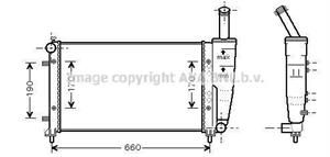 RAD.FIAT PUNTO 1.2 8/16V  03-