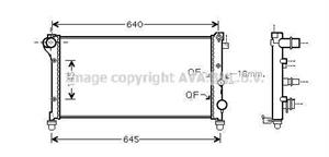 RAD.FIAT PANDA 1.3 MULTIJET 03-